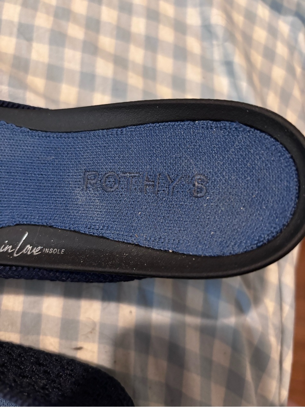 Rothy's Square Toe Ballet Flats - Navy - Picture 6 of 7